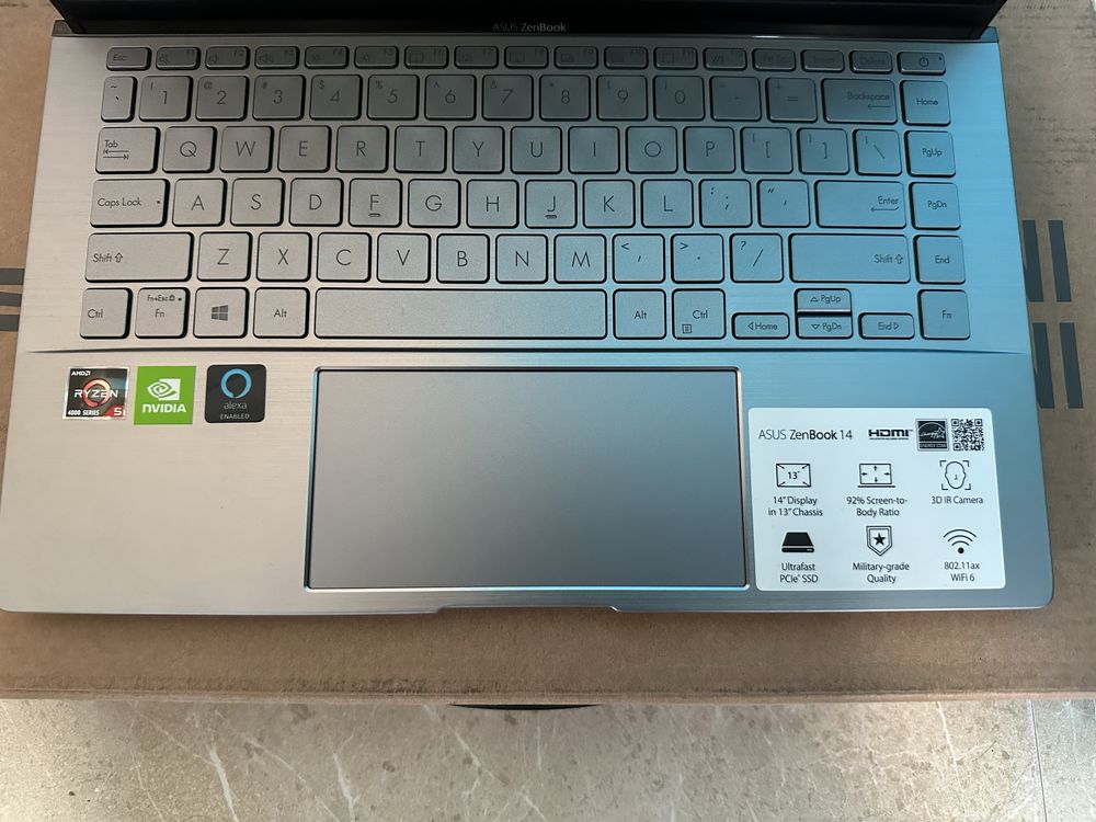 Laptop ASUS Zenbook 14" Q407IQ-BR5N4 + Torba Gratis
