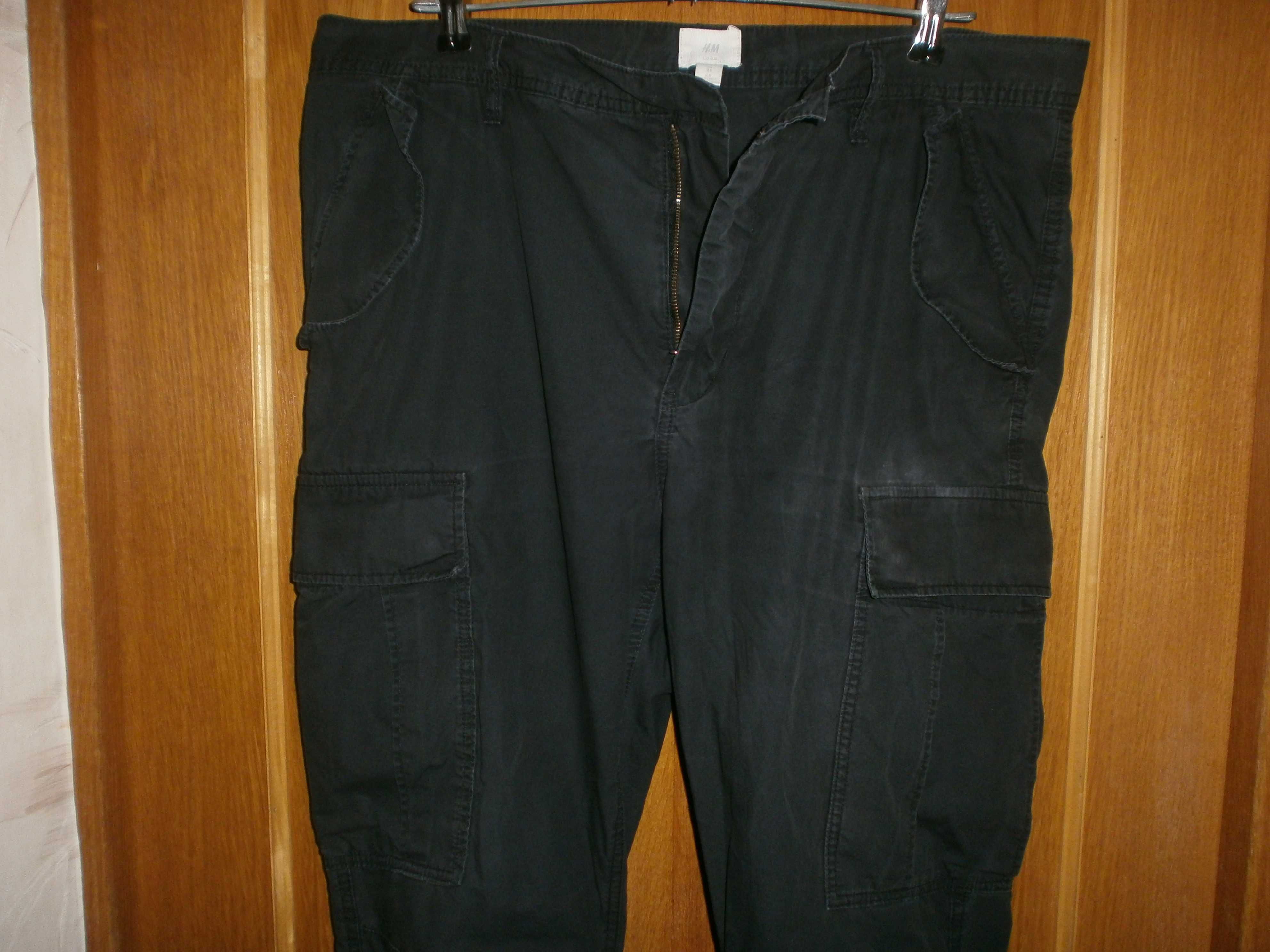 Штаны LOGG H&M, чёрные, разм. 36, наш размер. 54. Пояс-49 см