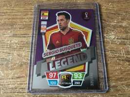 Panini FIFA World Cup Qatar 2022 Limited  Platinum Sergio Busquets