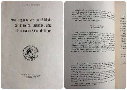 Pela segunda vez, possibilidade de ler em os Lusíadas, uma rota...