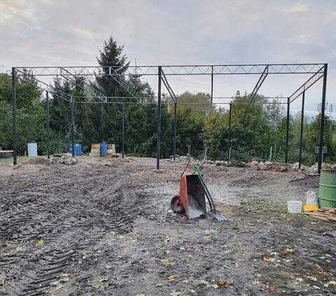 Kratownice dzwigar konstrukcje dachowe ocynkowane na dach wiaty garaż