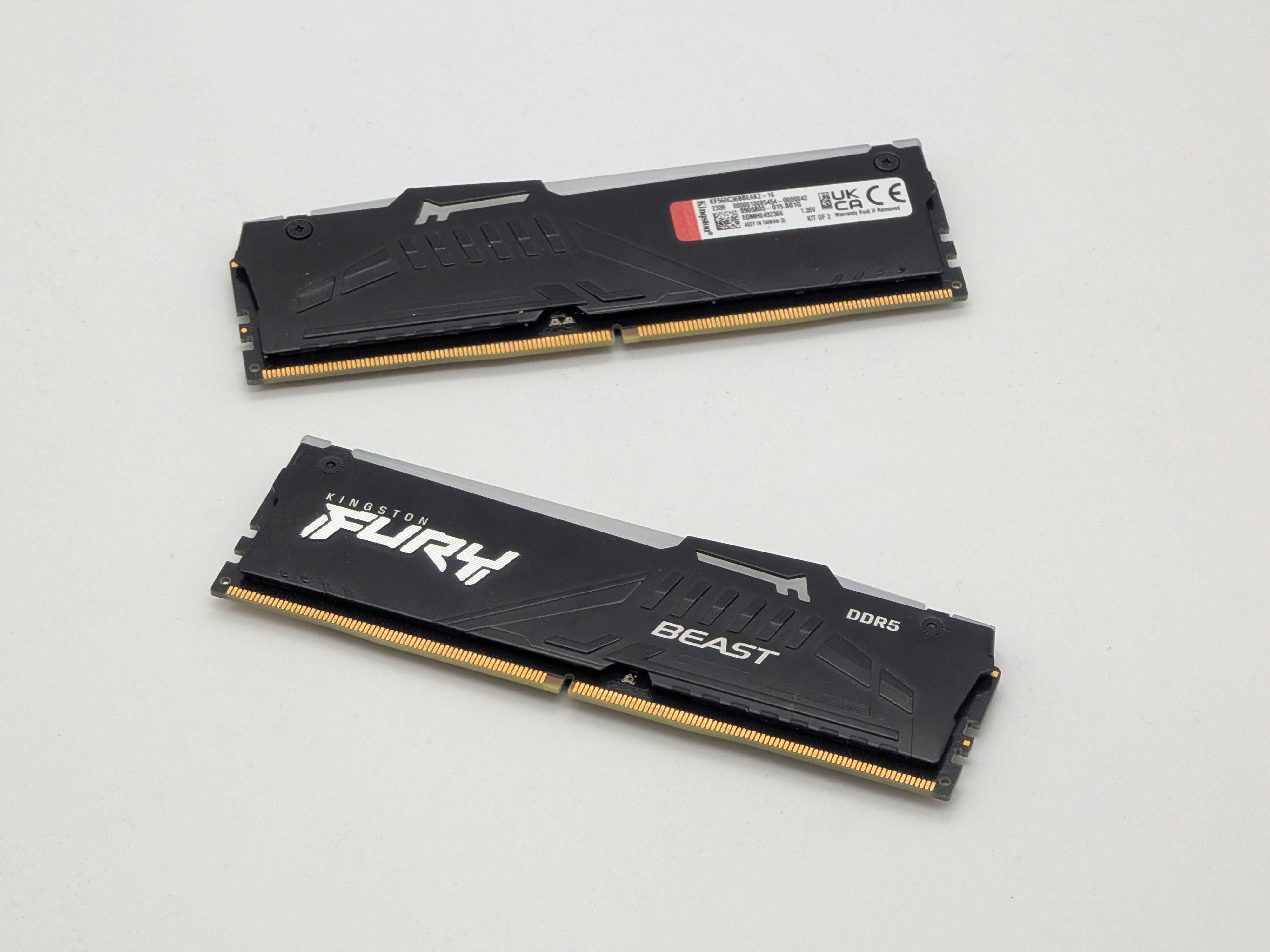 16GB (2x8GB) DDR5 6000MT Kingston c RGB