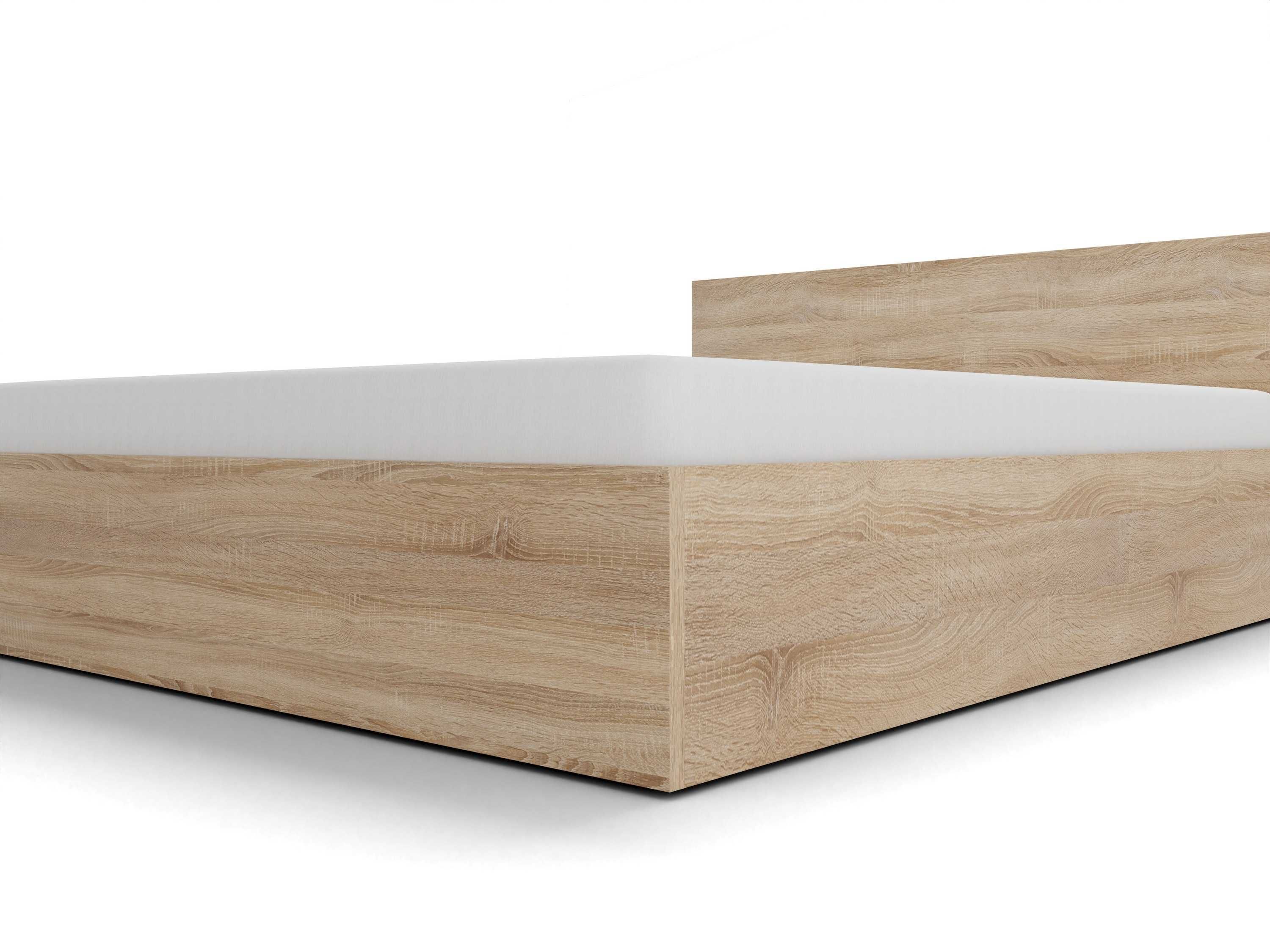 Łóżko sypialniane+ stelaż 140cm DĄB SONOMA