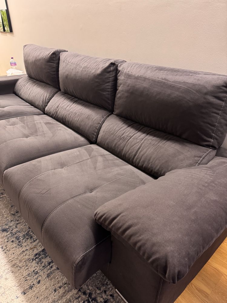 Sofa chaise-long 3 lugares grandes