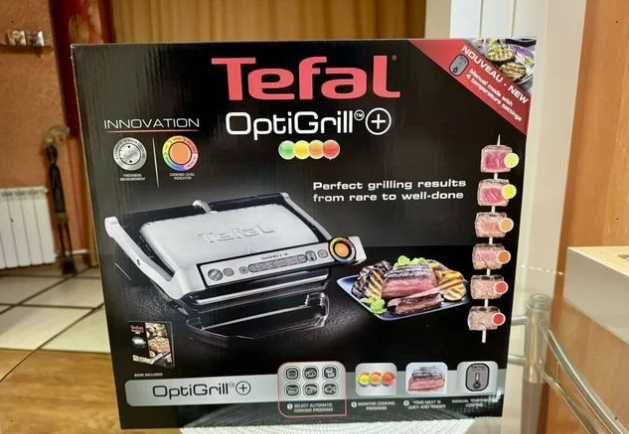 Гриль електричний tefal притискний електрогриль тефаль оптігриль