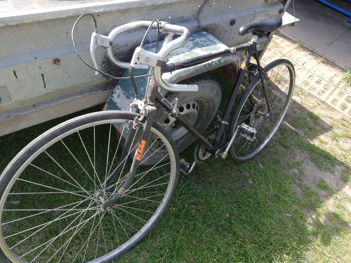 Rower kolażówka retro