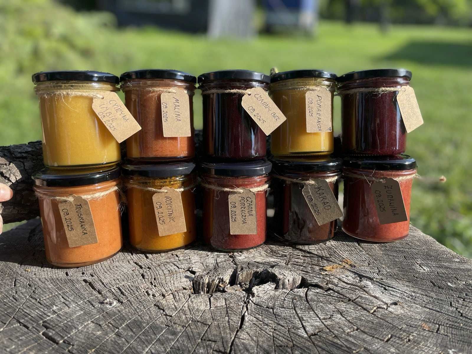 NATURALNY Miód z aronią 430g