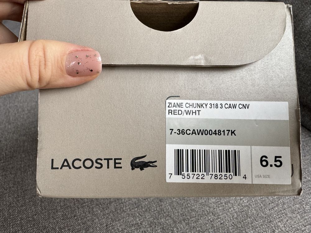 Кеди, кросівки Lacoste, 37р