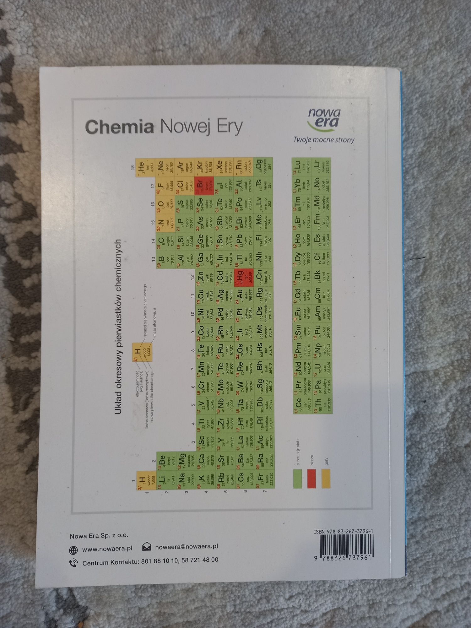 Chemia Nowej Ery, podręcznik do 7klasy