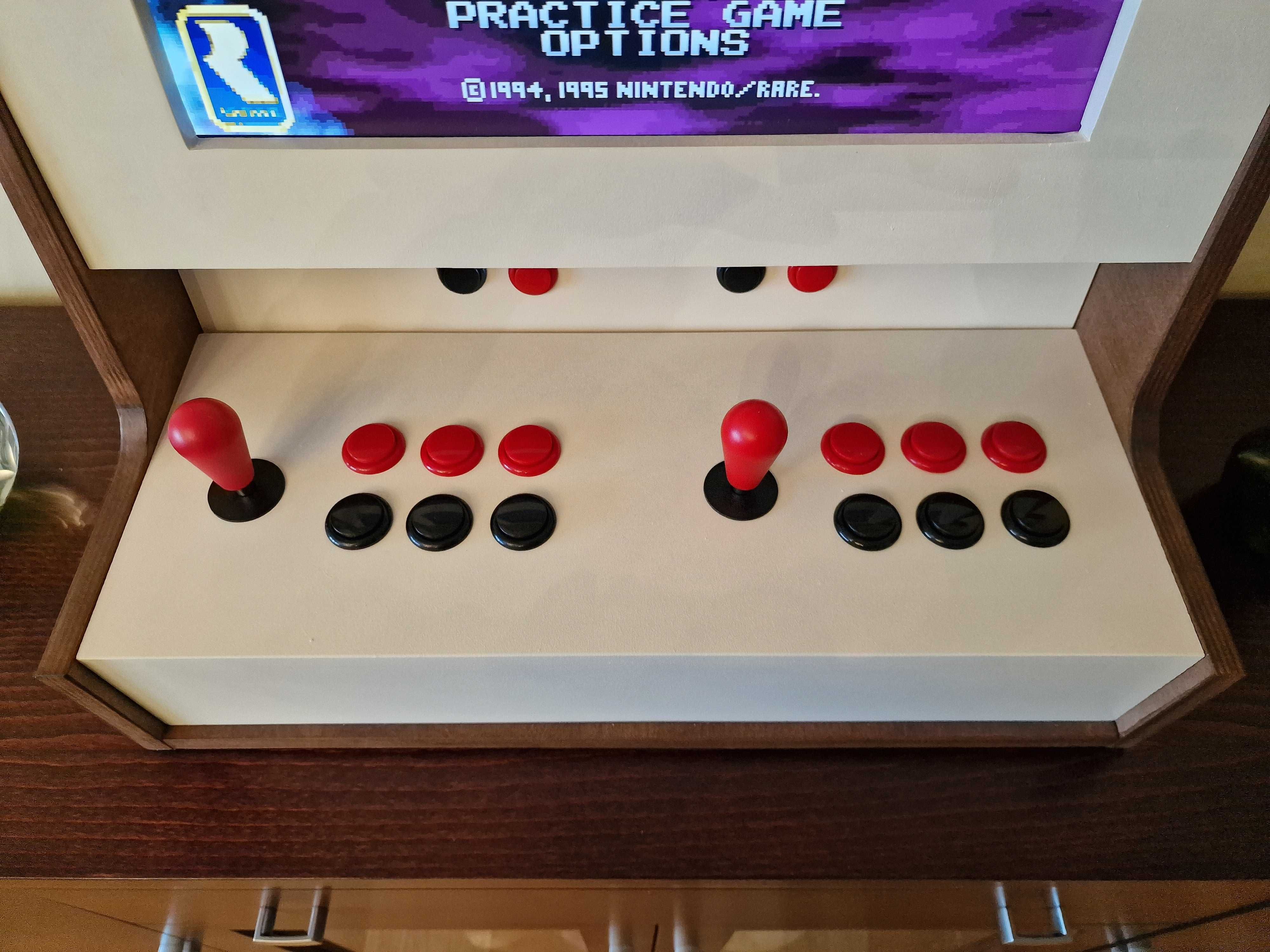 Retro Arcade Bartop * Drewniany * Raspberry PI