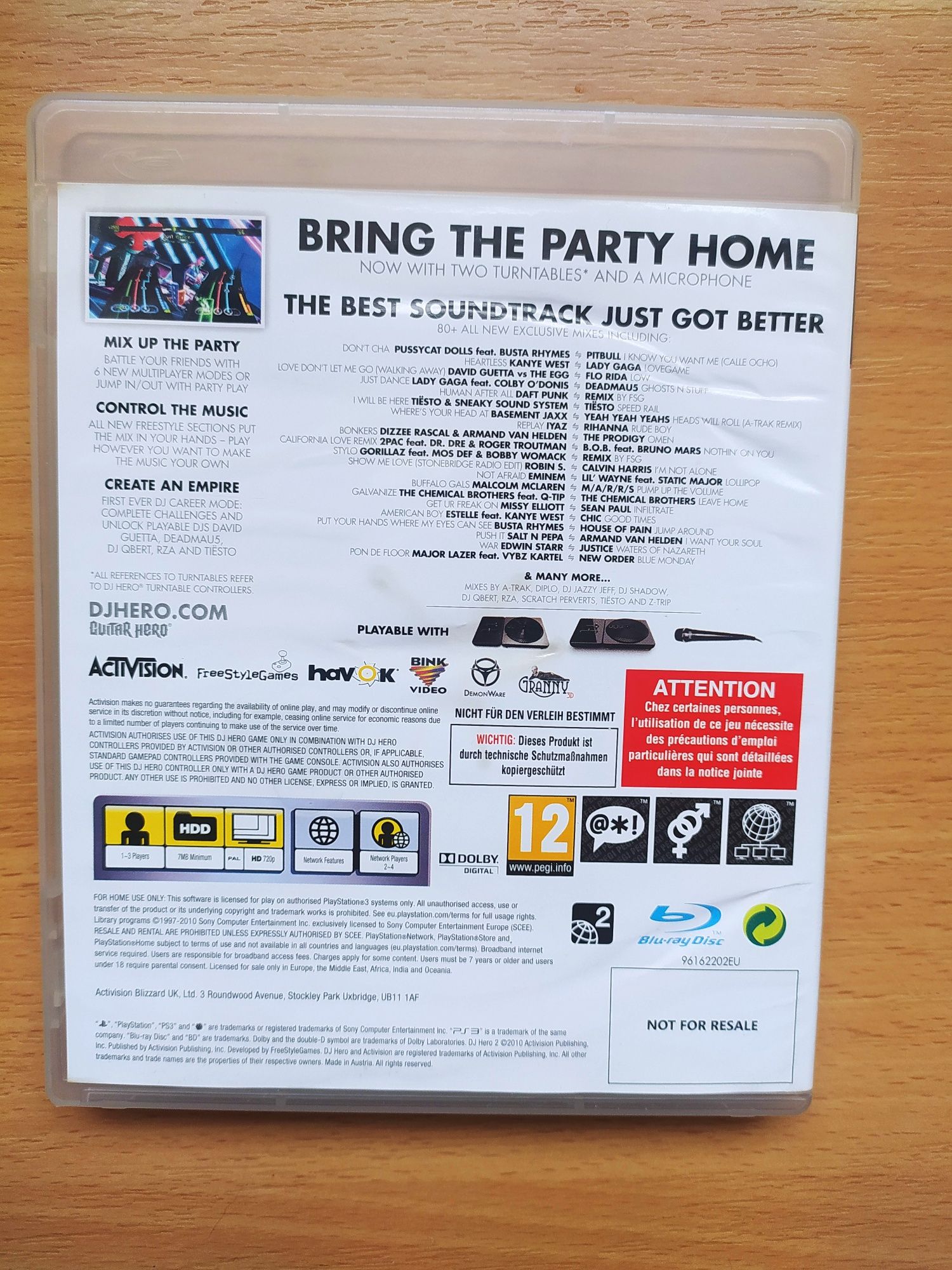 DJ Hero 2 i DJ Hero  PS3, stan bdb, możliwa wysyłka