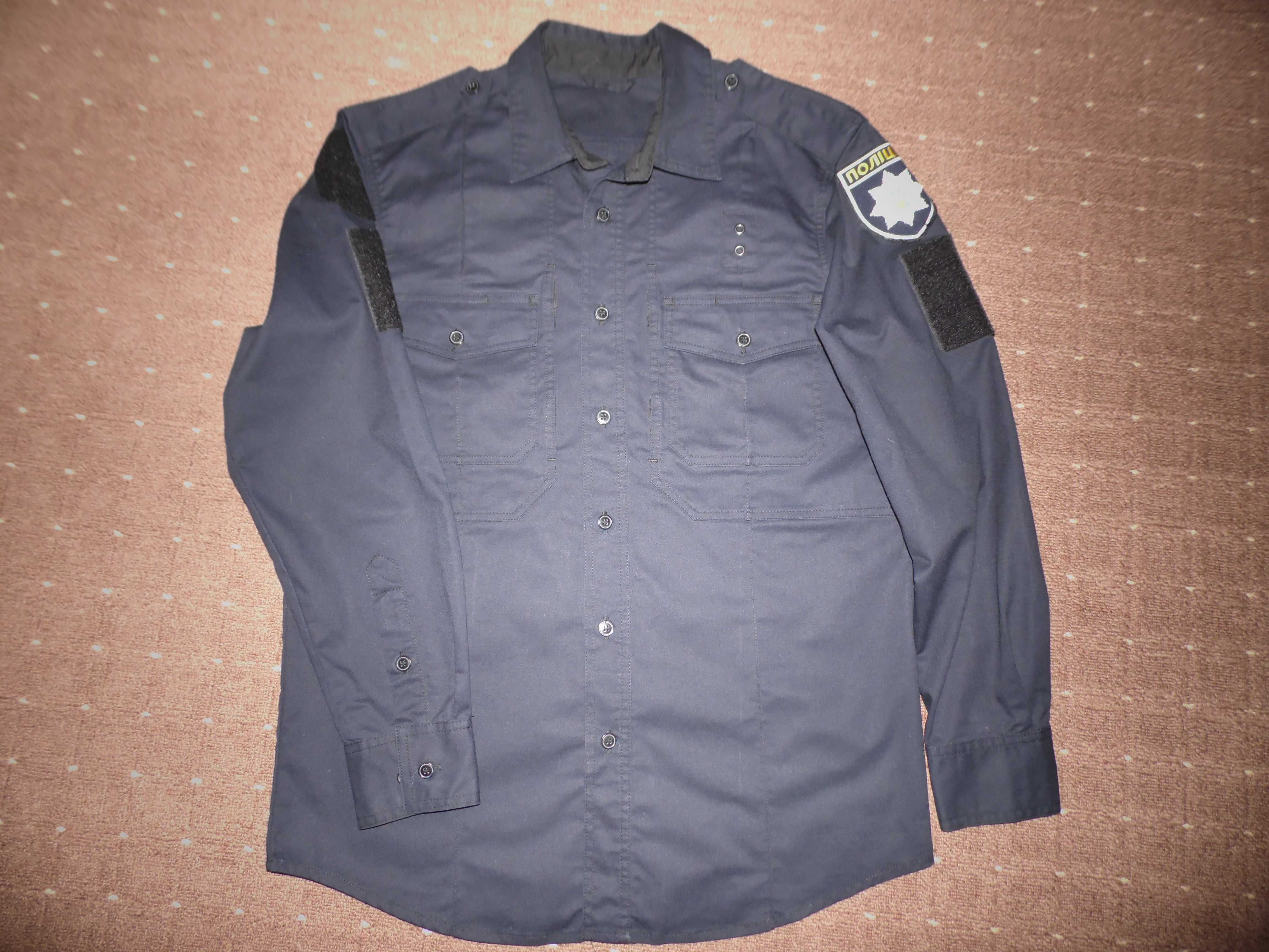 Поліцейський костюм (кітель, штани) темно-синій розмір 52-60/4