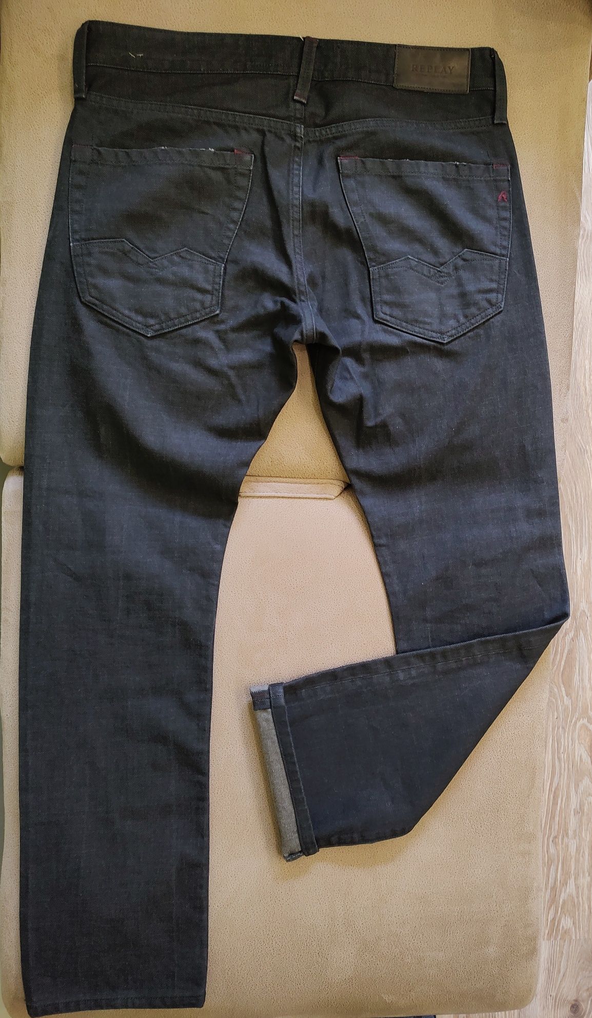 Джинсы Replay Waitom размер 31-32 рост 32 Оригинал Regular fit