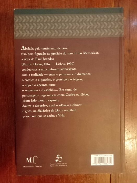 Raul Brandão - Memórias (Tomo II)