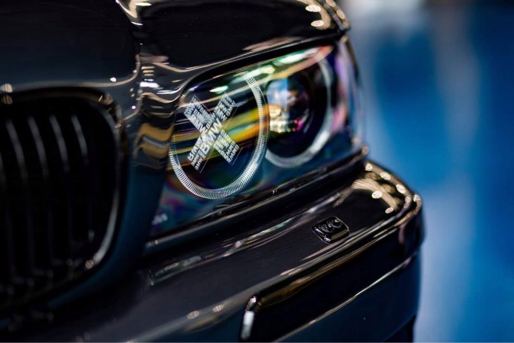 Кресты иксы в фары BMW e39 в дальний фары бмв е39 рест и дорест