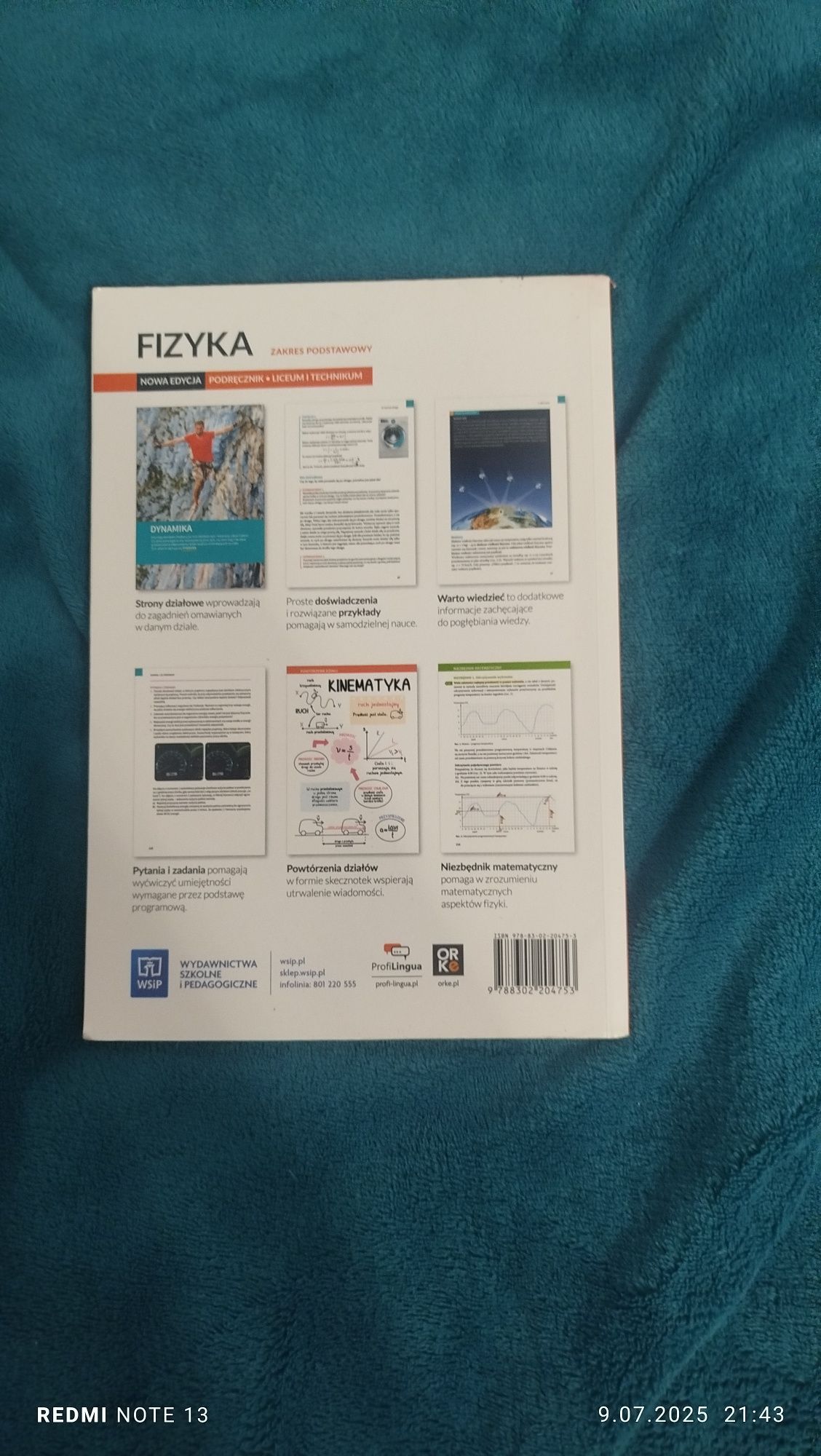 Podręcznik - Fizyka Nowa edycja zakres podstawowy klasa 1