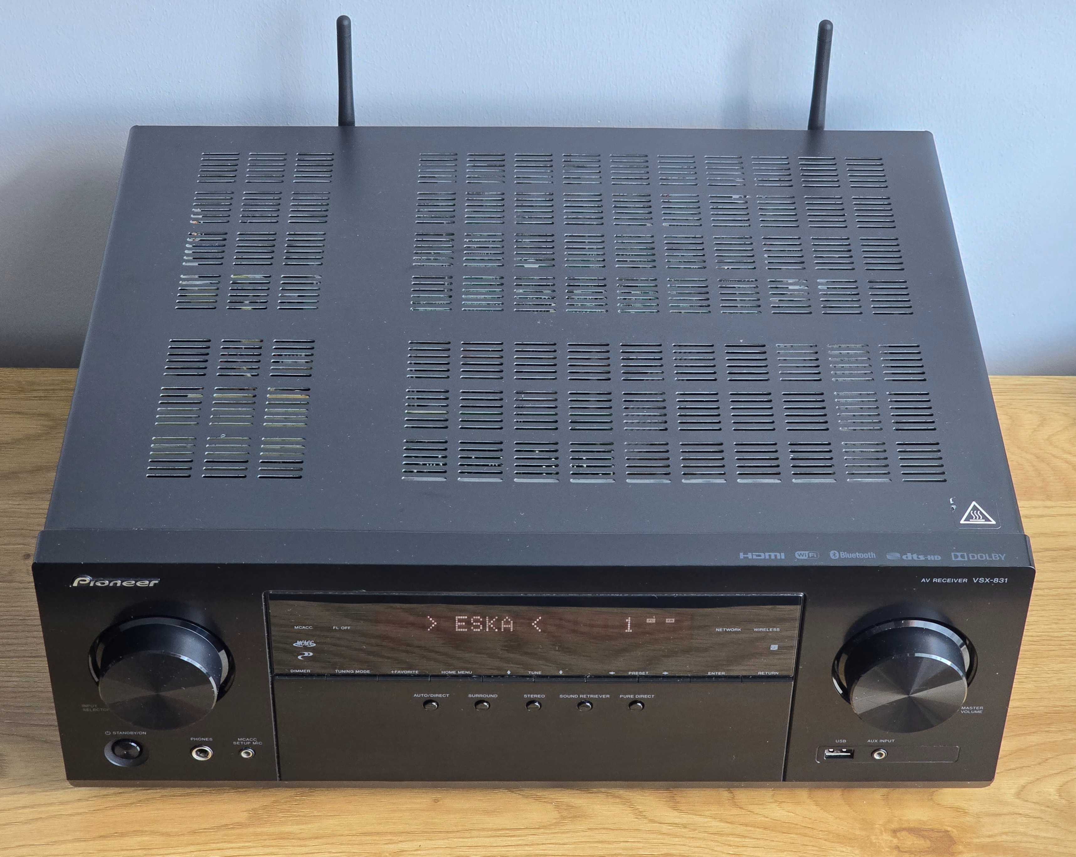 Pioneer VSX-831 Amplituner 5.2 Bluetooth WiFi Airplay Spotify HDMI 4K