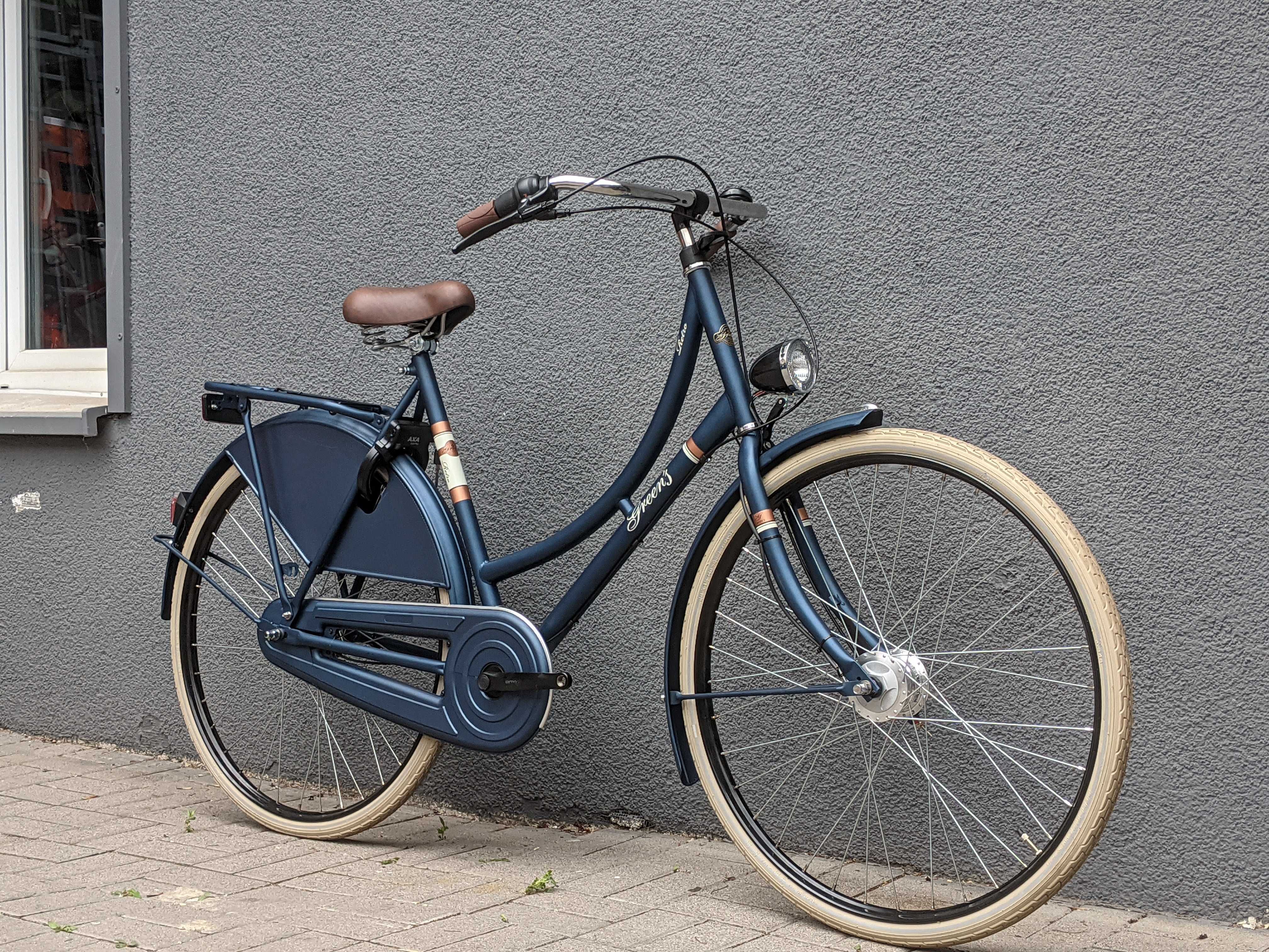 rower miejski Greesn Retro 7-bieg, dinamo