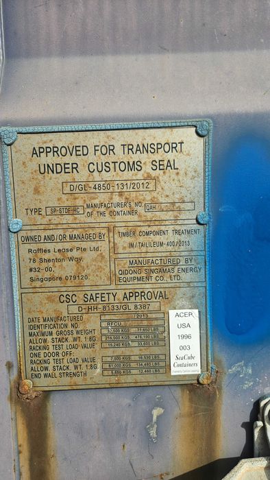 Kontener magazynowy morski 40' HC 12 m