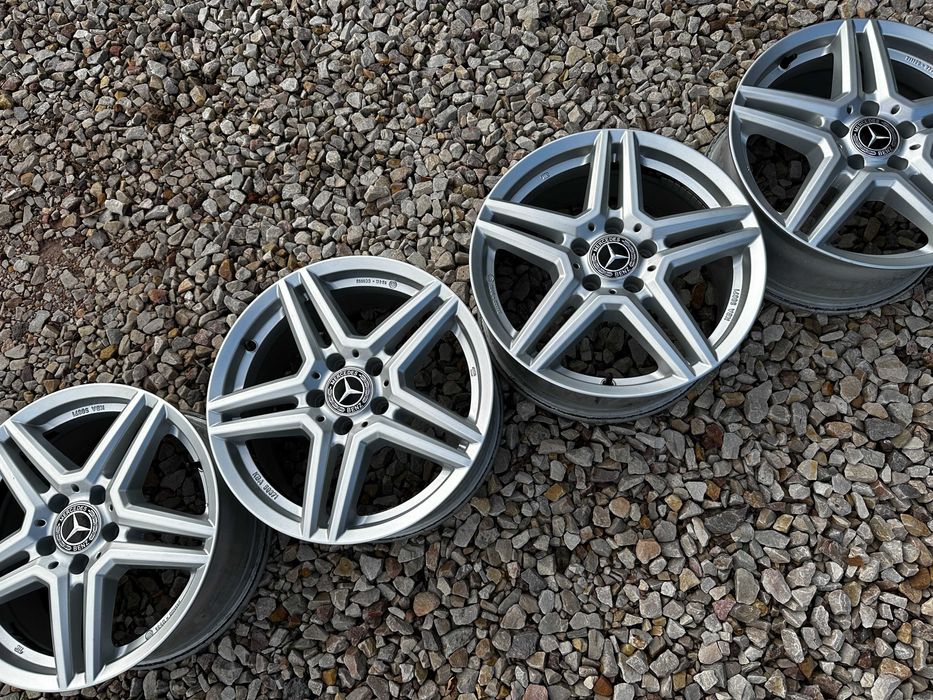 JAK NOWE PIĘKNE Oryginalne Alufelgi 17" 5x112 Mercedes-Benz AMG Line