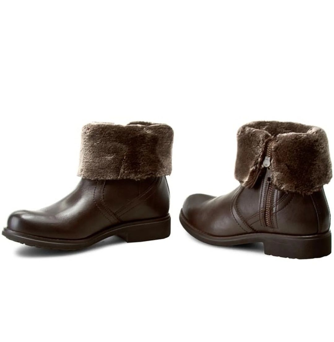 Skórzane botki Lasocki w rozm. 35 brązowe
