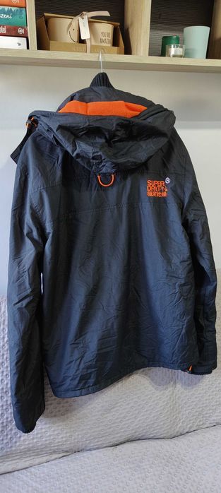 Superdry Kurtka Męska z Kapturem. L