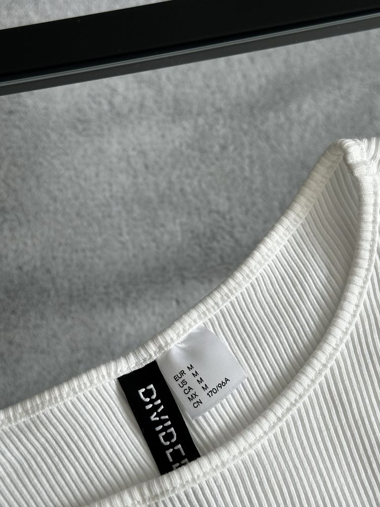 Crop top ze ściągaczami po bokach H&M M