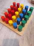 Drabina walców, cylindry Montessori.