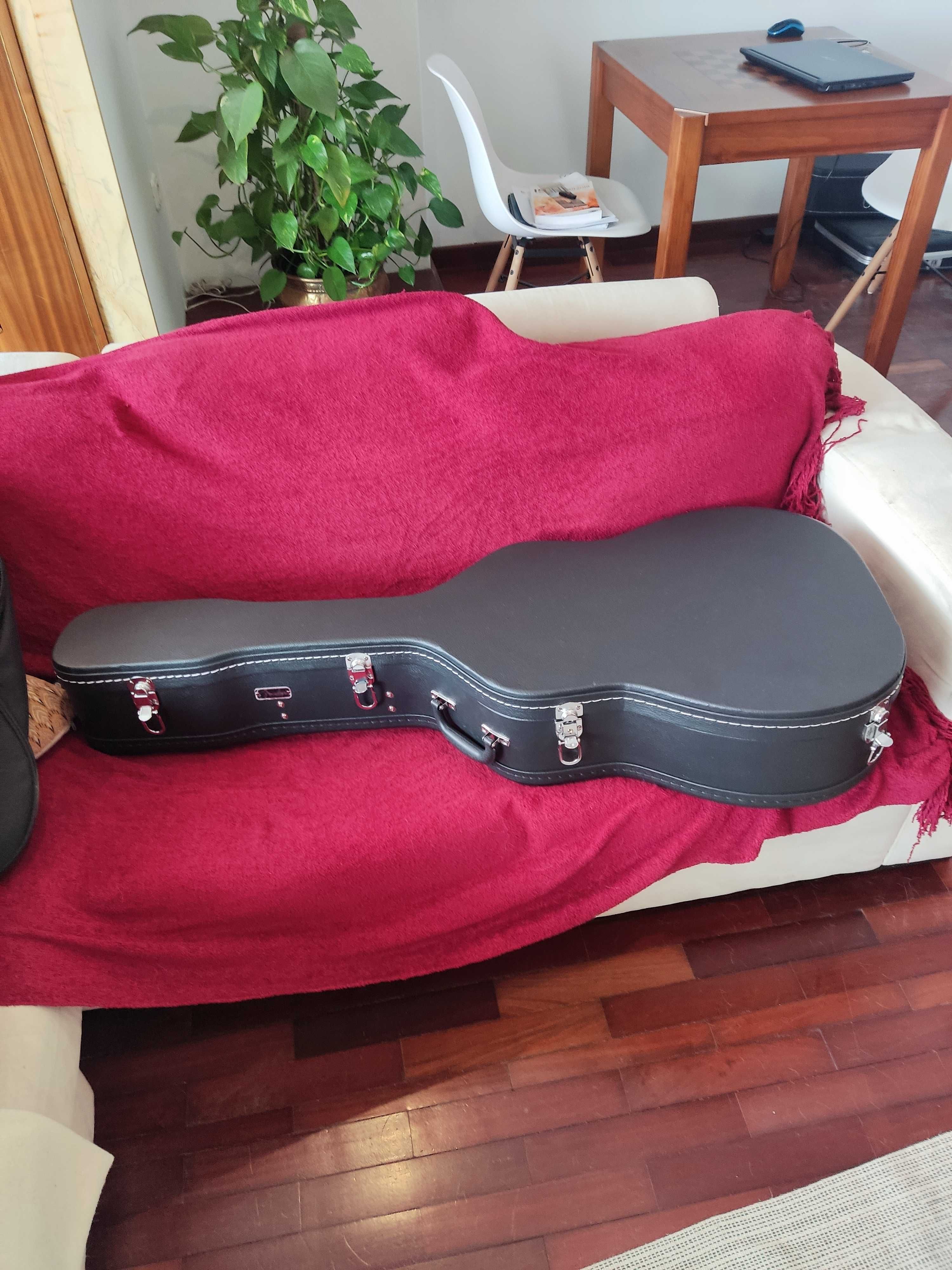 Vendo Fender CC140SCE Concert Natural Com caixa