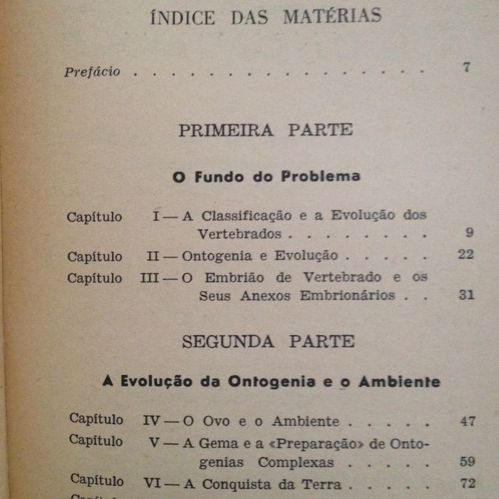 G. F. Sacarrão - O embrião e a evolução dos vertebrados