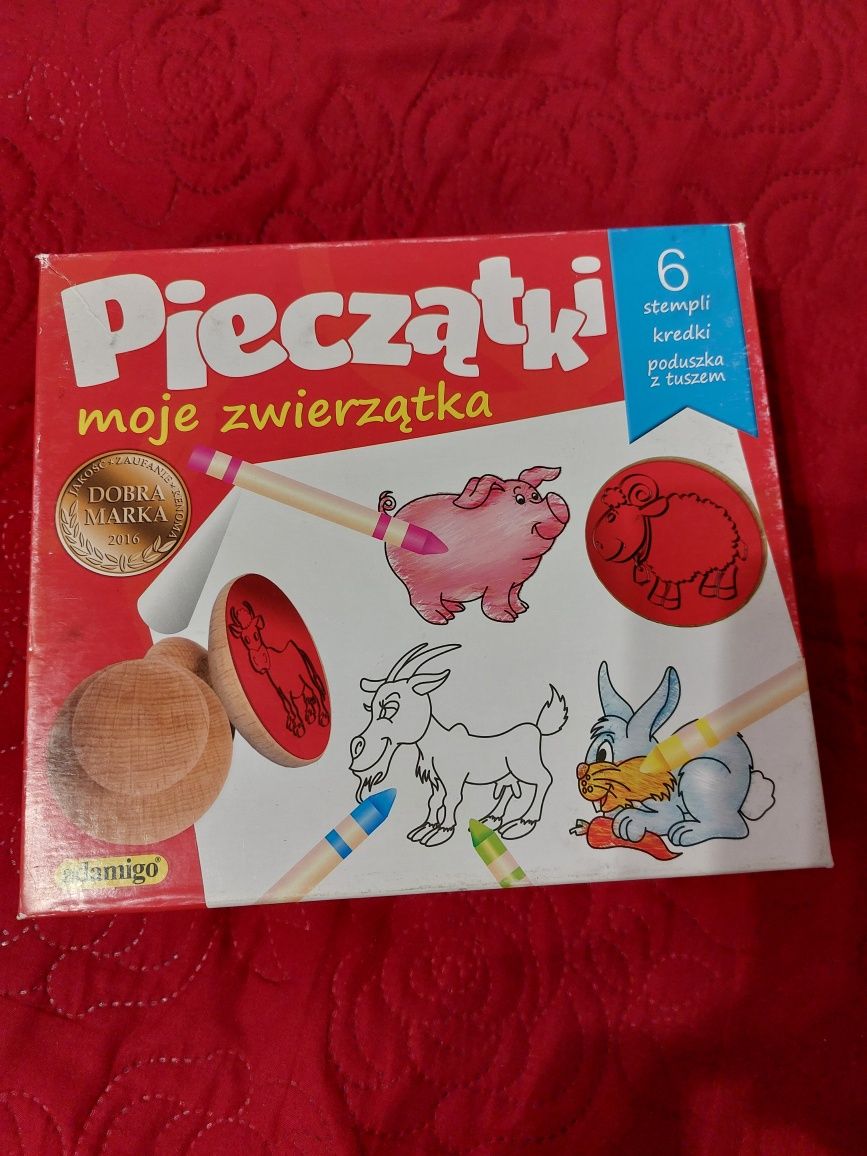 Pieczątki stemple Moje zwierzątka zwierzęta gospodarskie Adamigo