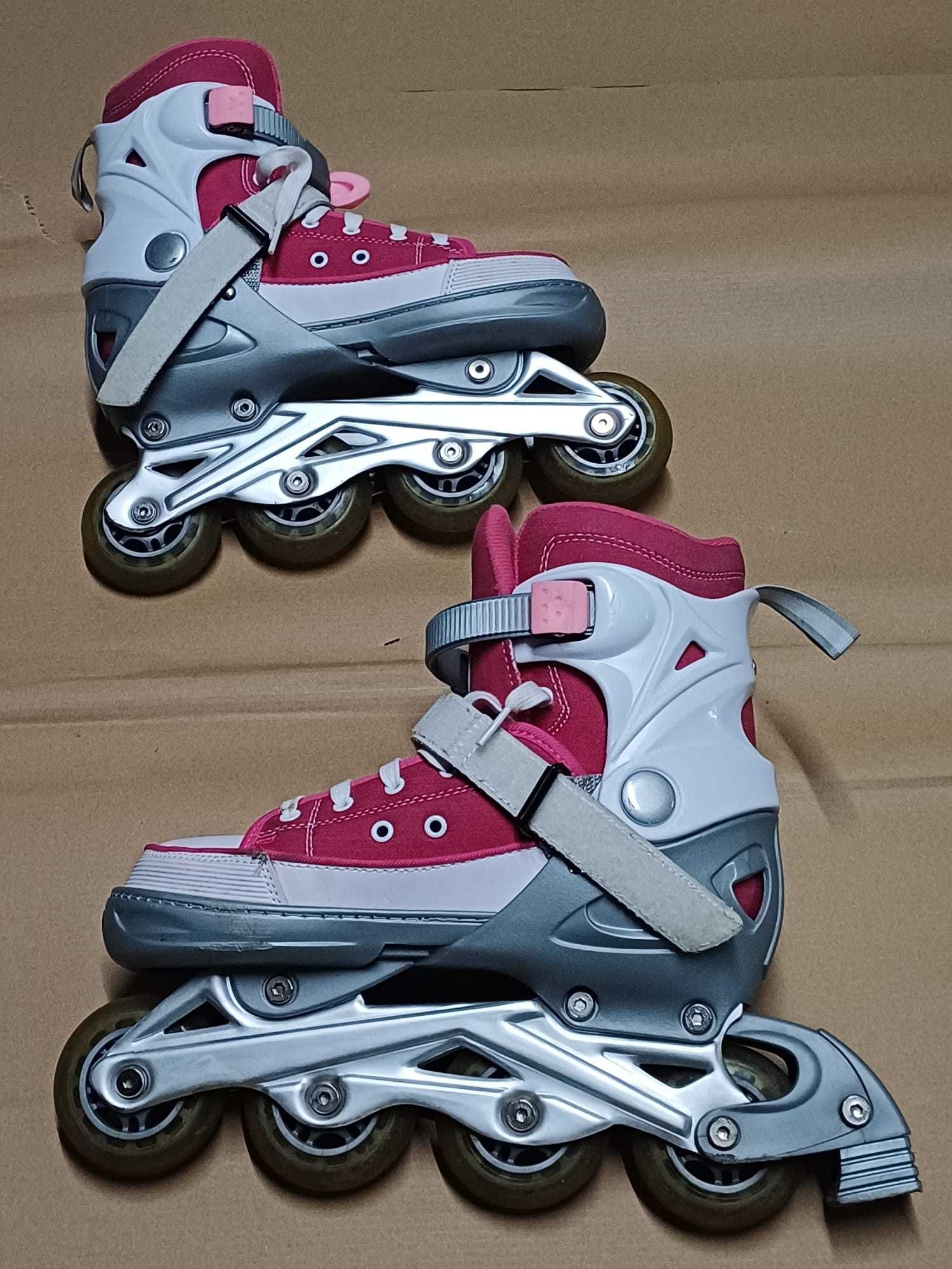 Patins em linha como novos