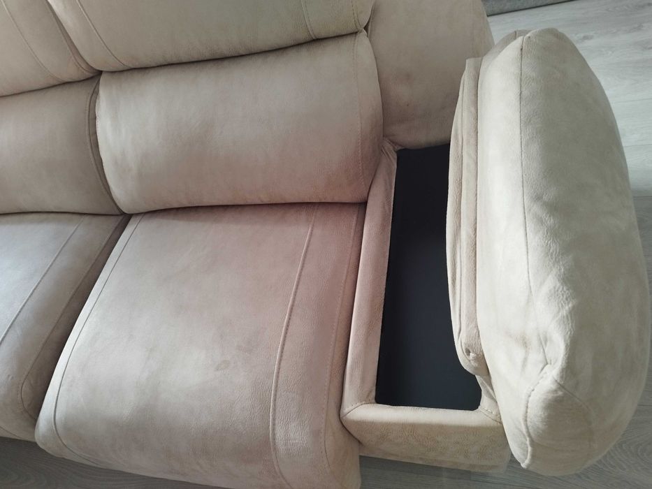 Sofá elétrico com chaise long