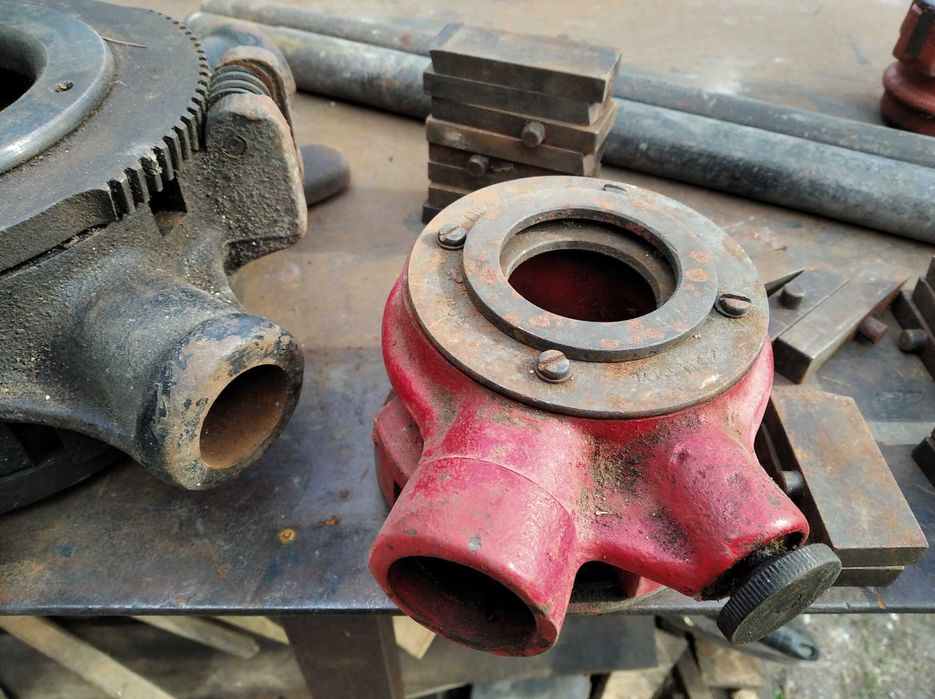 Zestaw trzech gwintownic prod. CCCP, częściowo używane - ruska stal