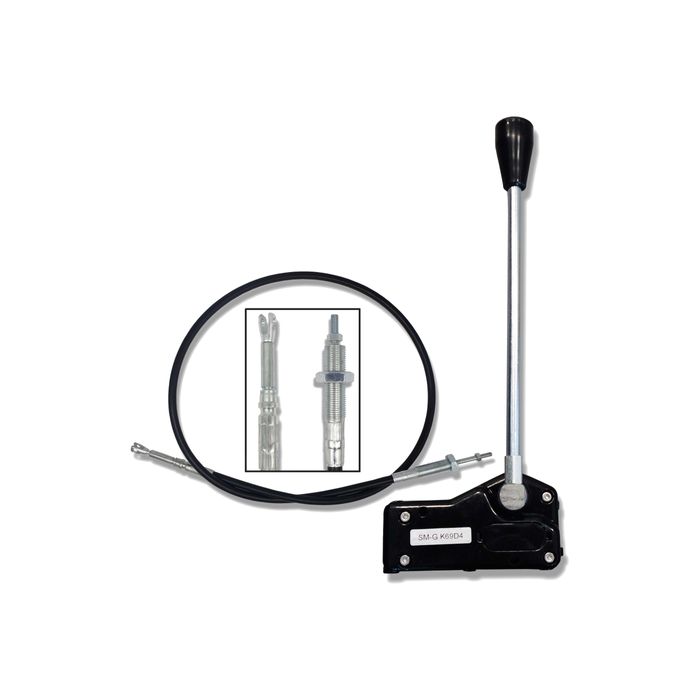 Dźwignia Pionowa Rozdzielacza Jedna Linka Widełki + Linka 2,5 m [8442]