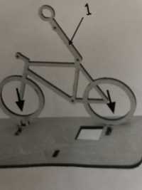 Zabawka solarna (2x) - Rowerzysta - do samodzielnego montażu