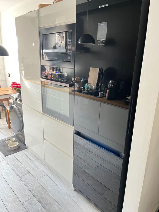 Samsung Lodowka szkło czarna