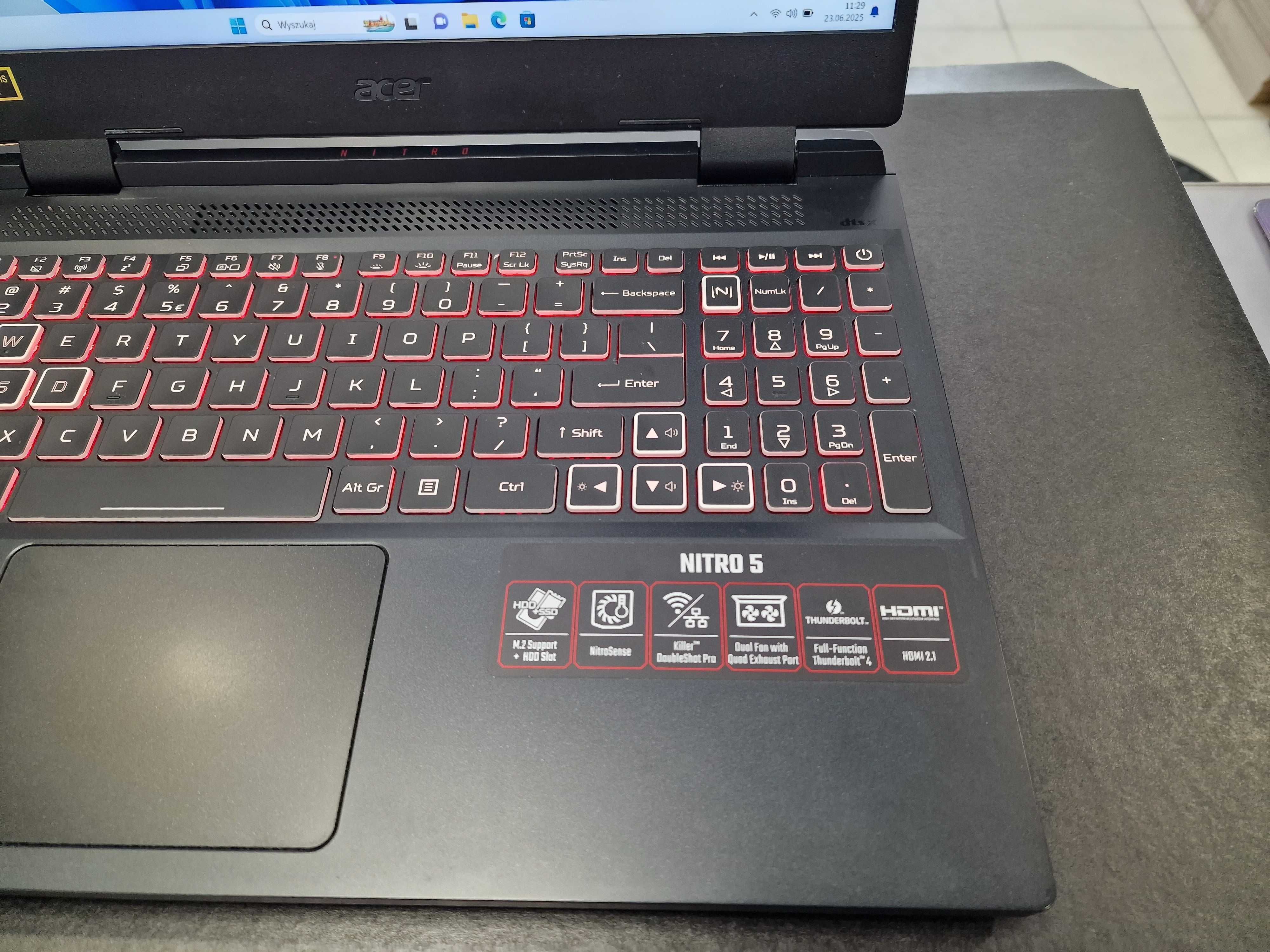 Acer Nitro 5 AN515-58/ i5-12500H/ 16GB/ 512GB/ RTX 4050 6GB/ W11/ G A-