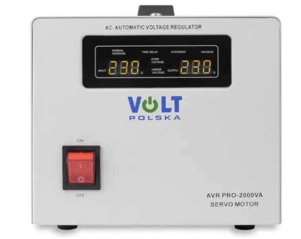 VOLT POLSKA PRO SERVO 3% 2000w Стабілізатор на Будинок Квартиру 10000w