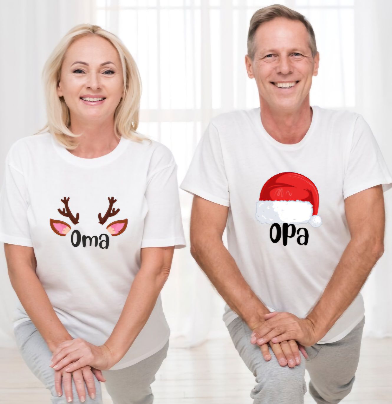 Opa i Oma Dziadek i Babcia śląskie świąteczne koszulki na prezent hot