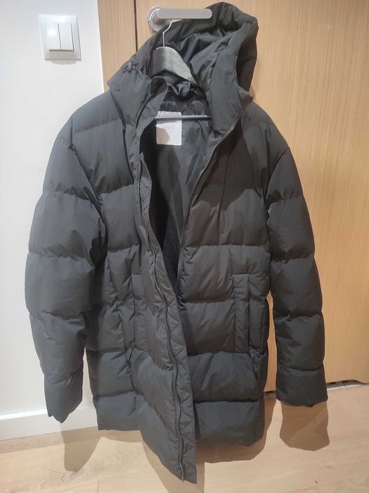 Nowy Pikowany płaszcz z kapturem Reserved XL