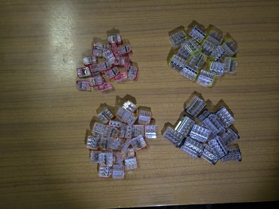 Złączki/szybkozłączki instalacyjne 2x2,5, 3x2,5, 4x2,5, 5x2,5