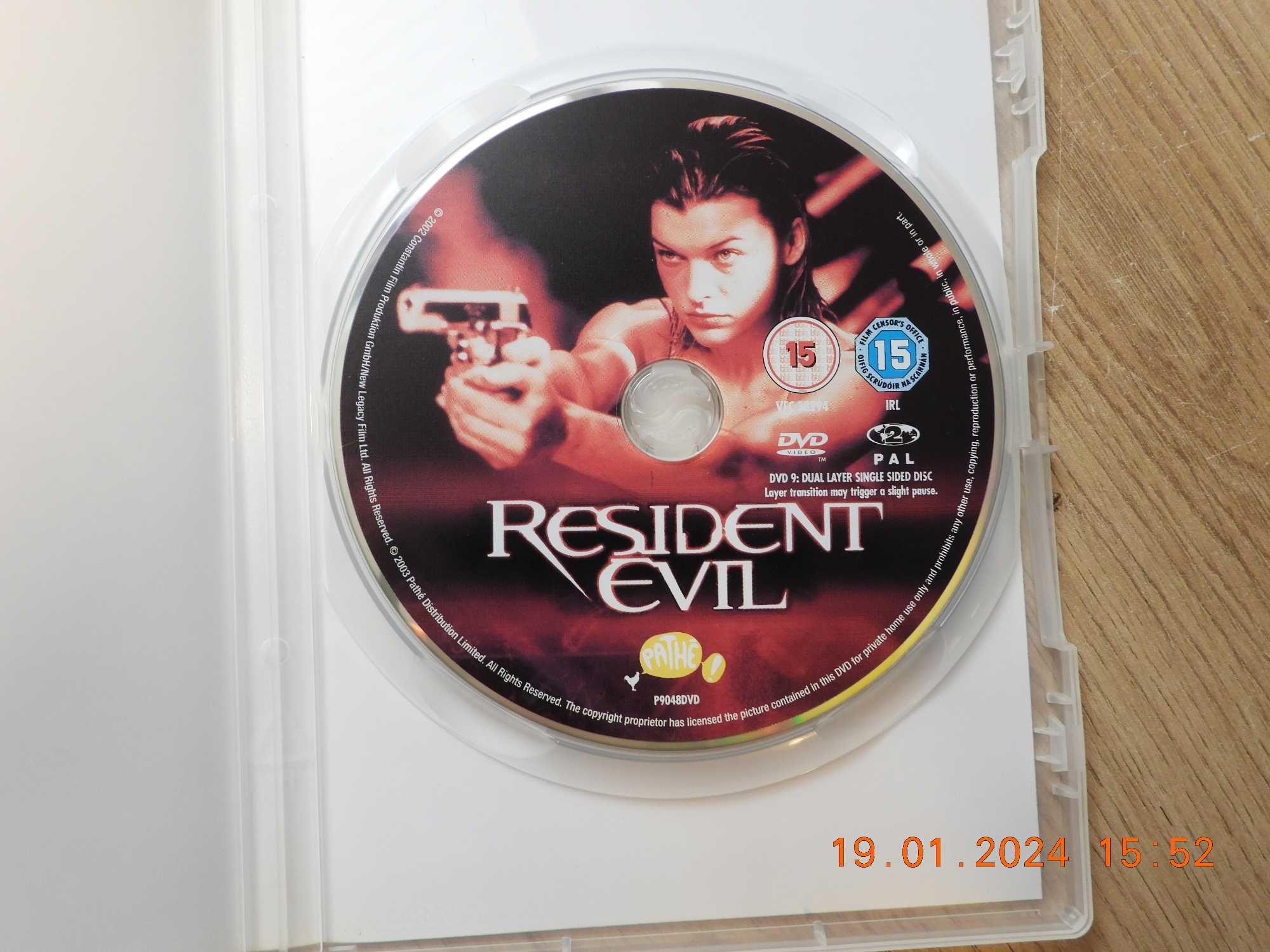 Film Resident Evil  - płyta DVD