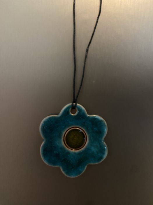 Colar de flor artesanal unico, do Porto