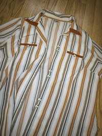 Блуза/рубашка/блузка длинна 63 в плечах 41