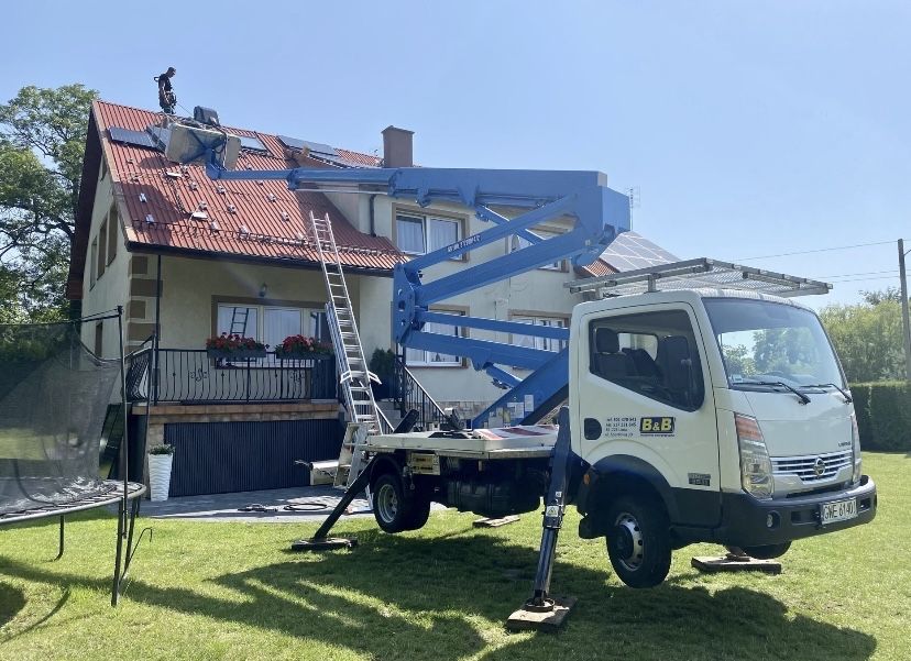Podnosnik koszowy nissan cabstar 22 m