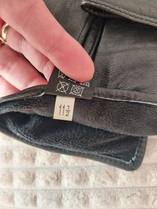 Rękawiczki męskie skórzane