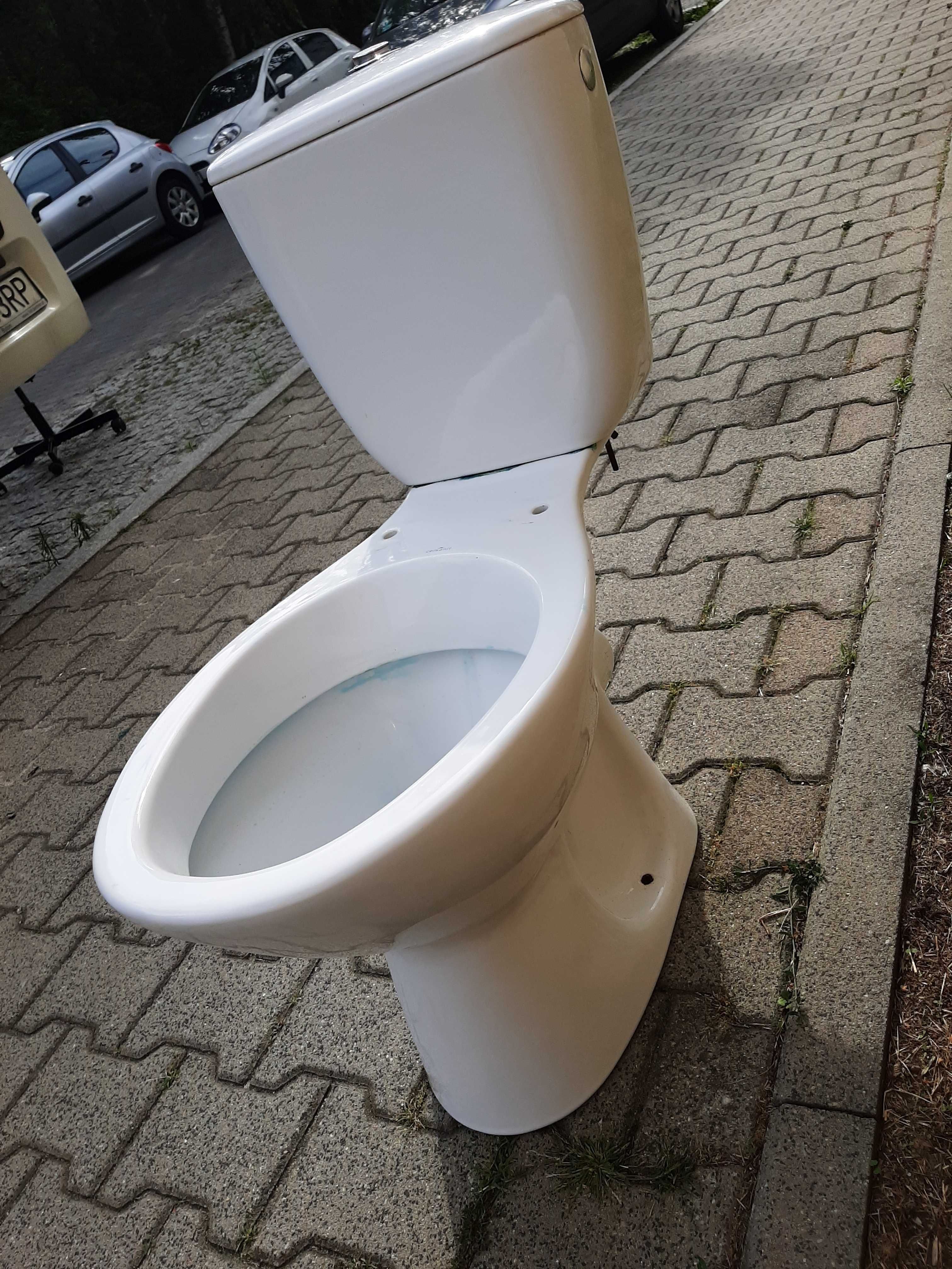 Kompakt Zestaw WC Toalaeta Cersanit proste wyjście poziome