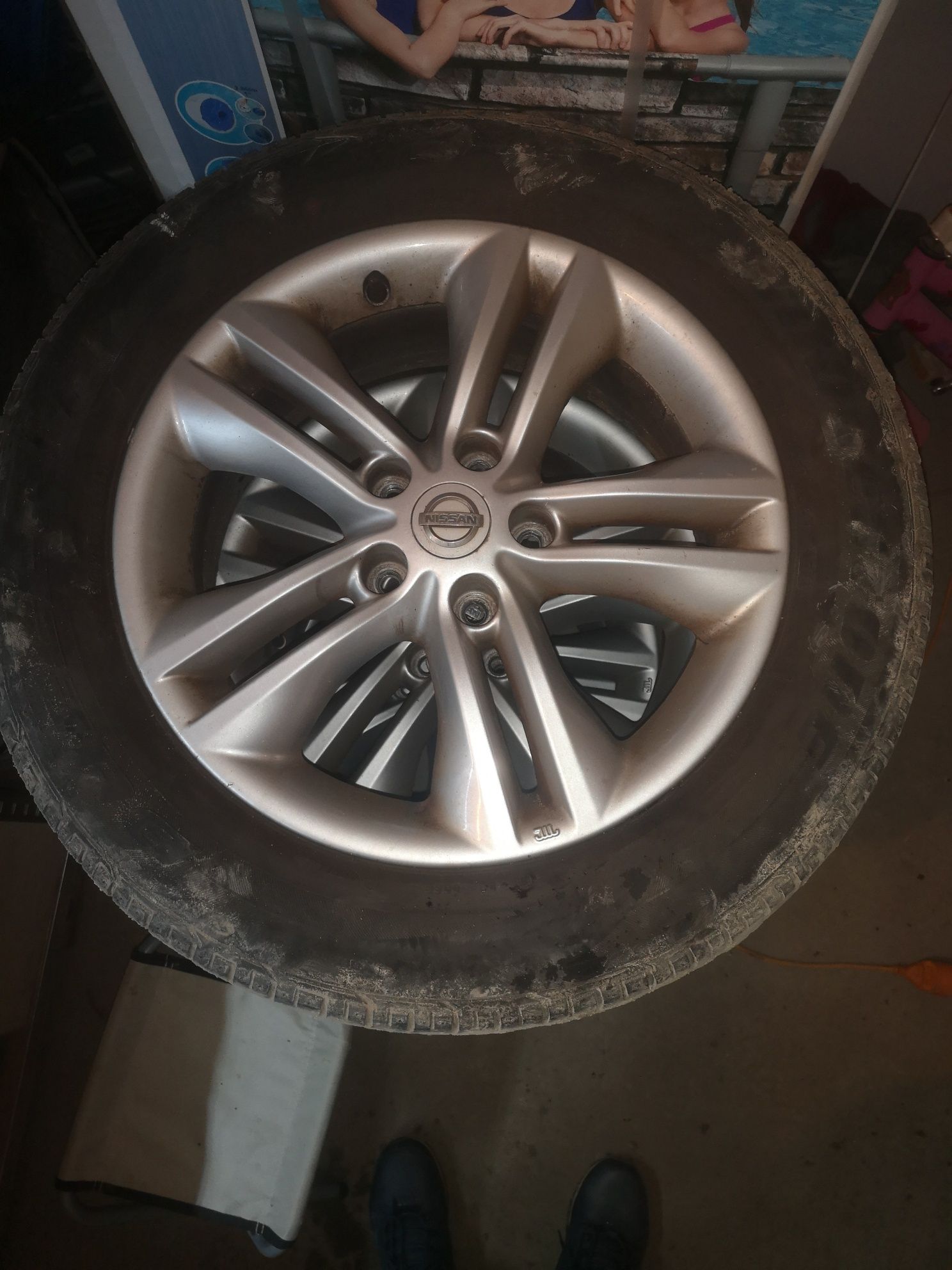 Nissan qashqai alufelgi 17''opony letnie