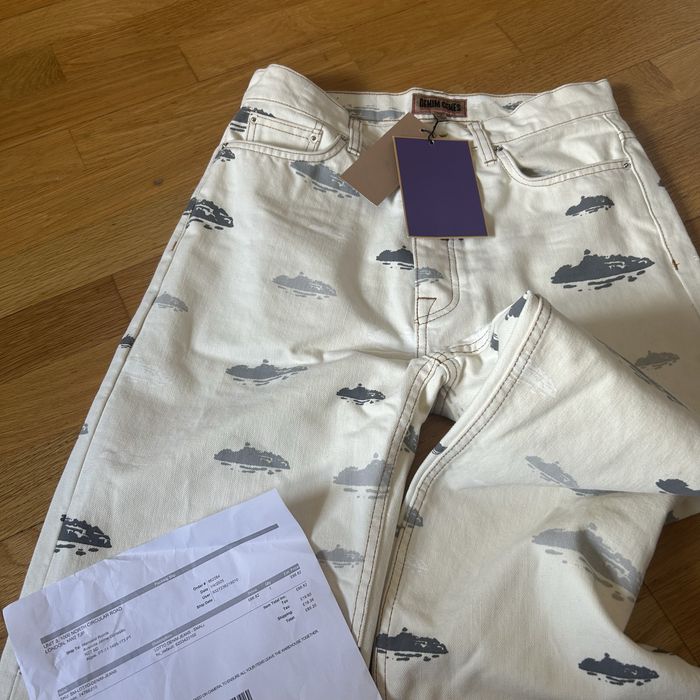 Corteiz Alcatraz Denim Jeans White